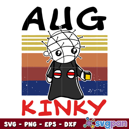august birthday pinhead hellraiser kinky halloween svg