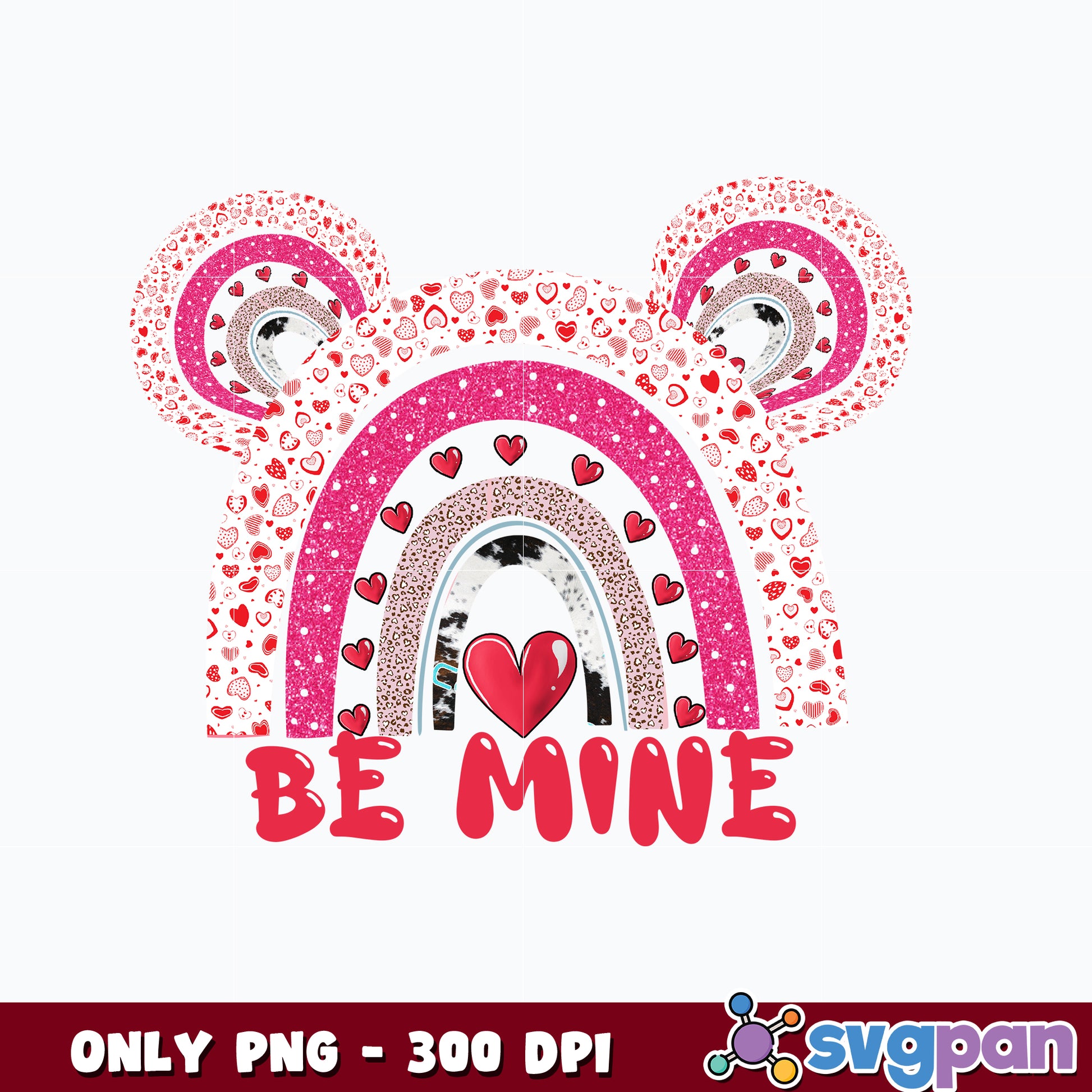 Be Mine Valentine Mouse png