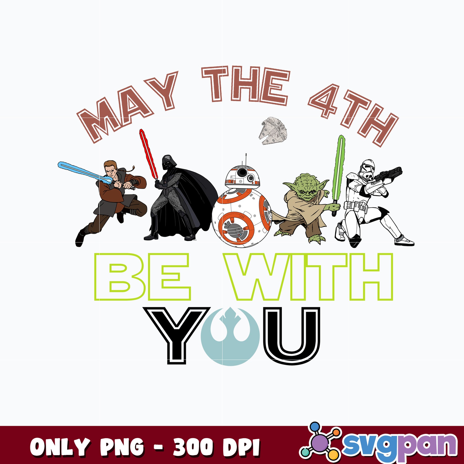 May the 4th Be with You png