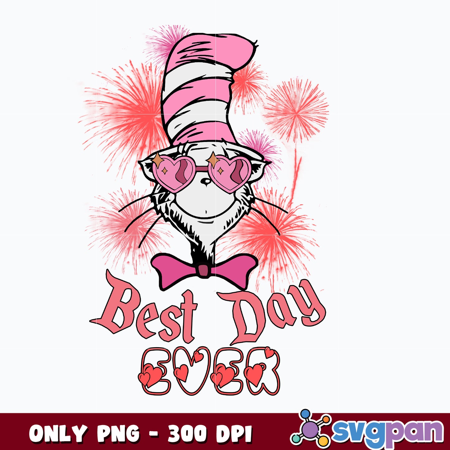 Dr Seuss best day ever valentine png