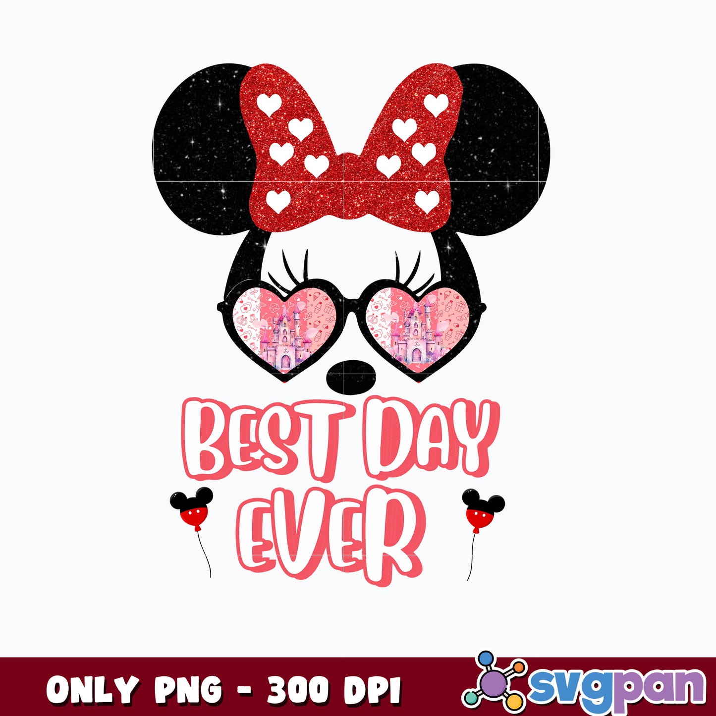 Minnie Mouse Best Day Ever png