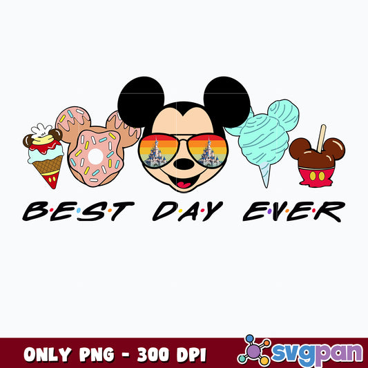 Mickey Mouse Best Day Ever png