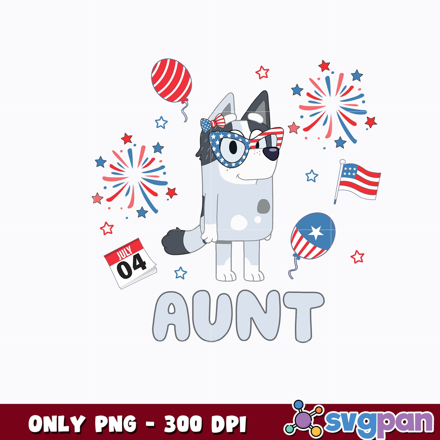 bluey aunt cartoon png 