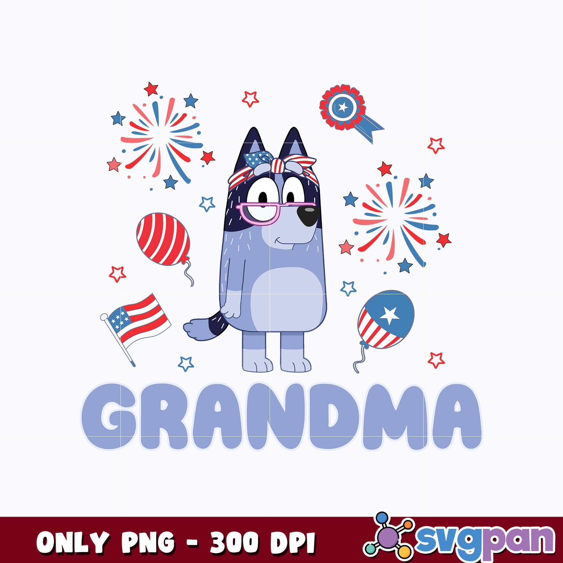 bluey grandma cartoon cute  png 