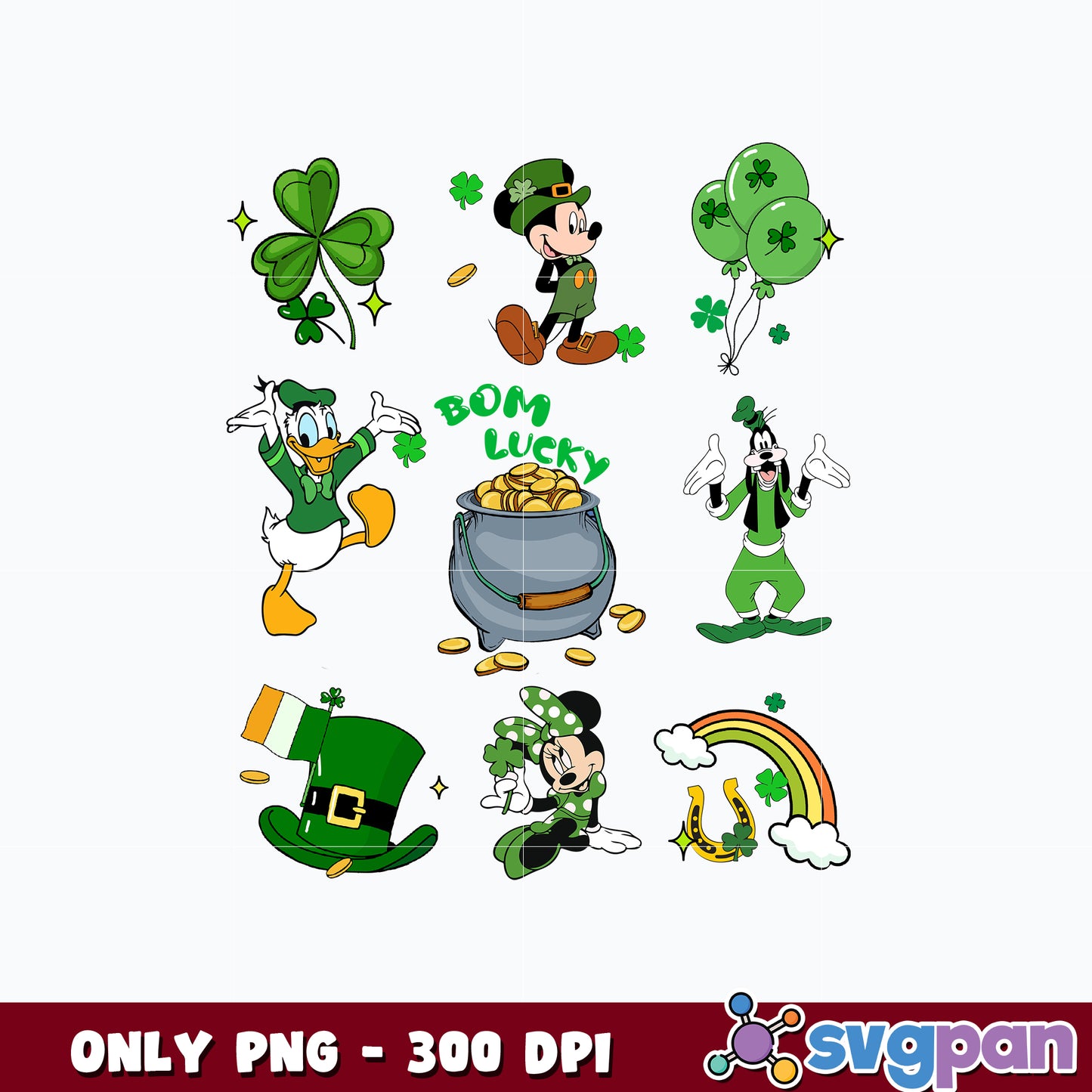  Toy story st patrick's day Bom Lucky Png