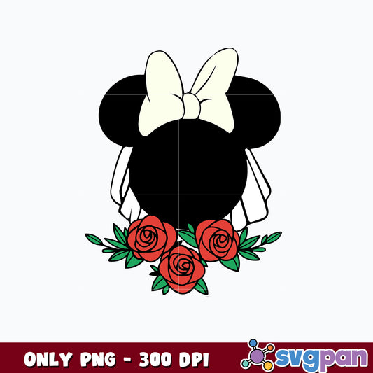 Mouse Bride png, Mouse Wedding png