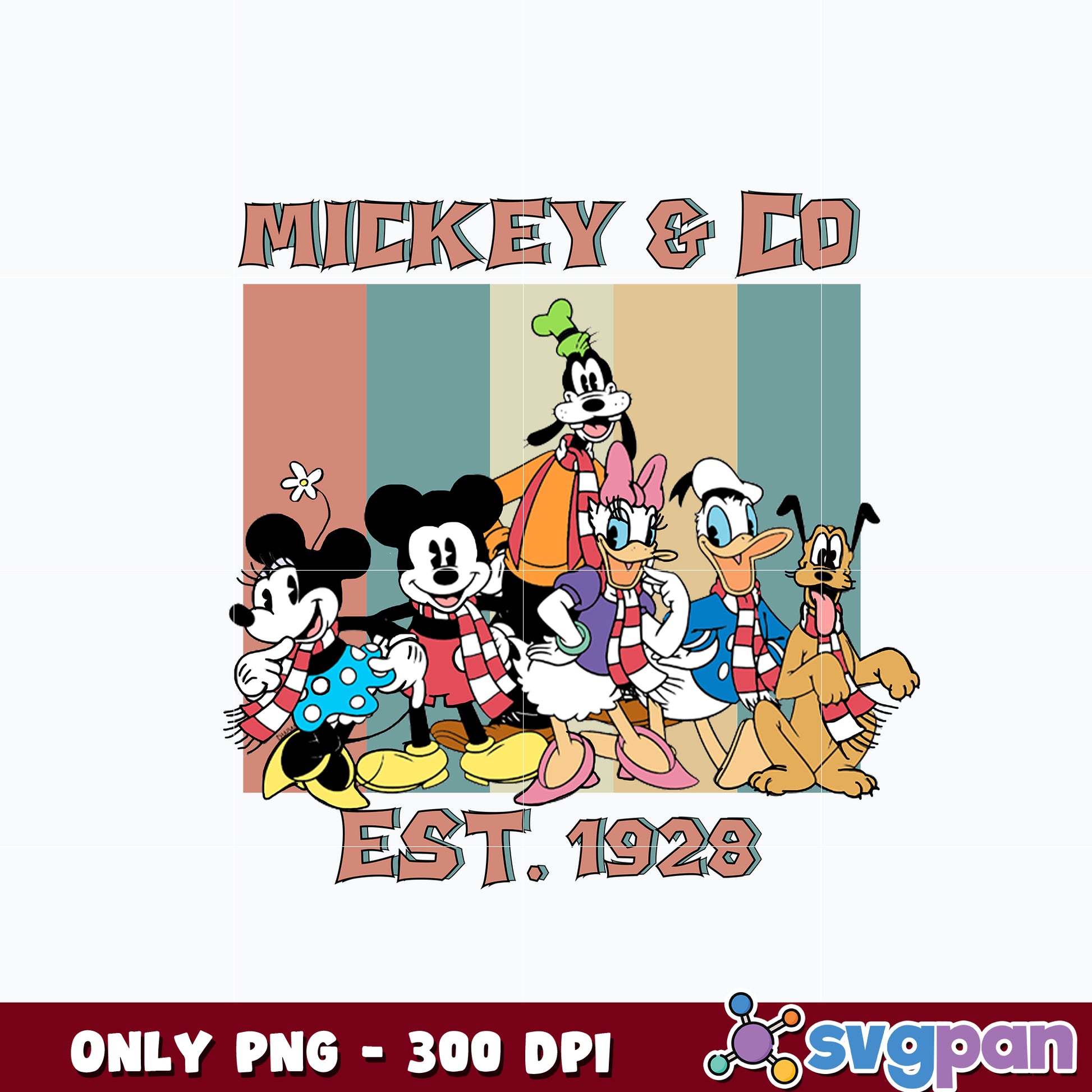 Mickey mouse disney est 1928 png