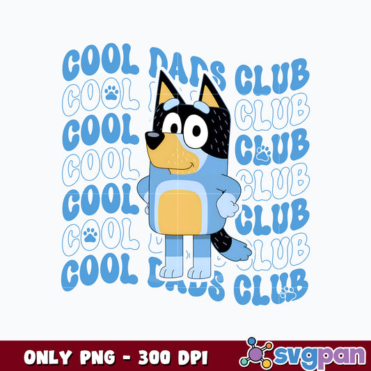 Bluey Cool Dads Club png