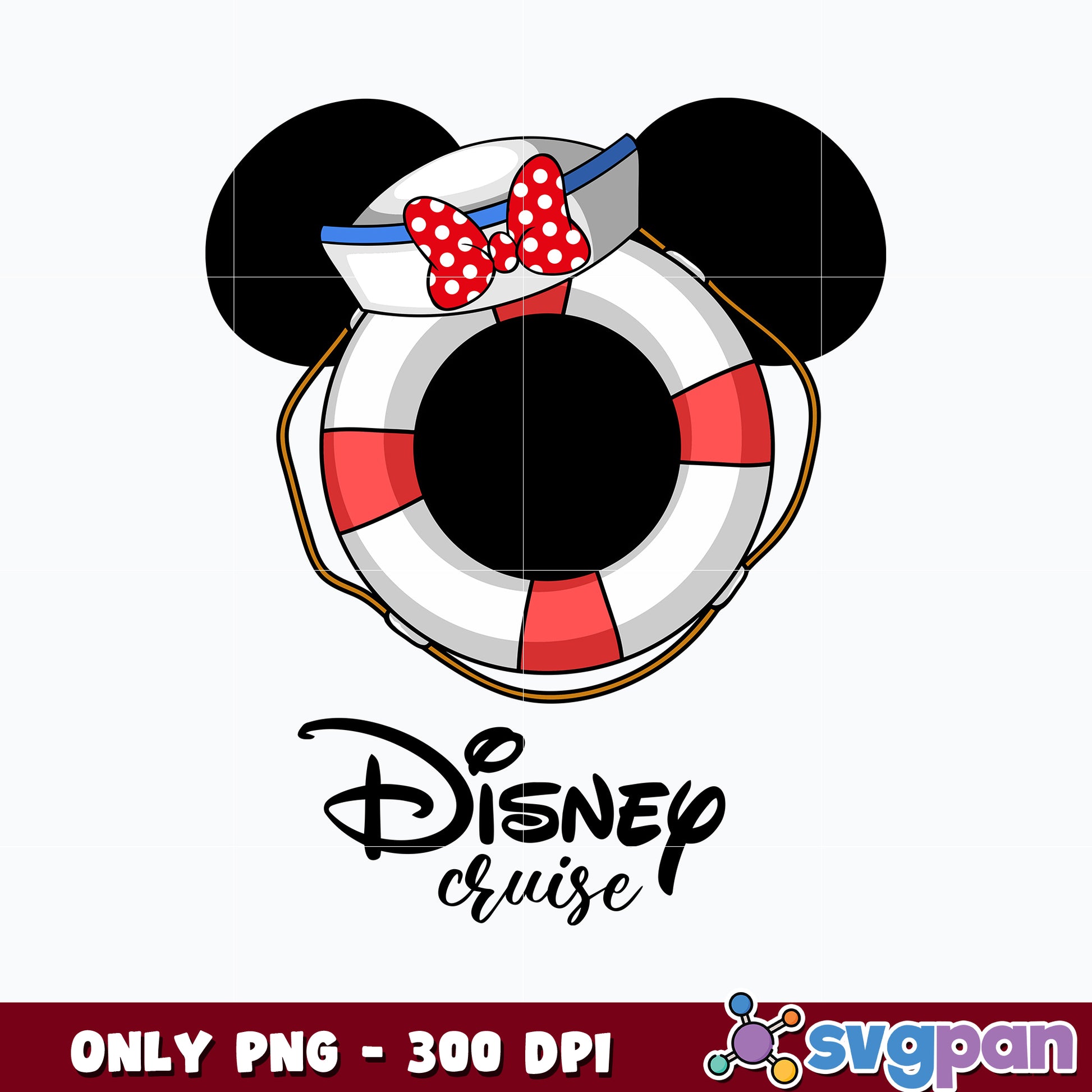 Minnie Mouse Disney Cruise png