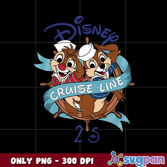 Cruise Line Chip and Dale png