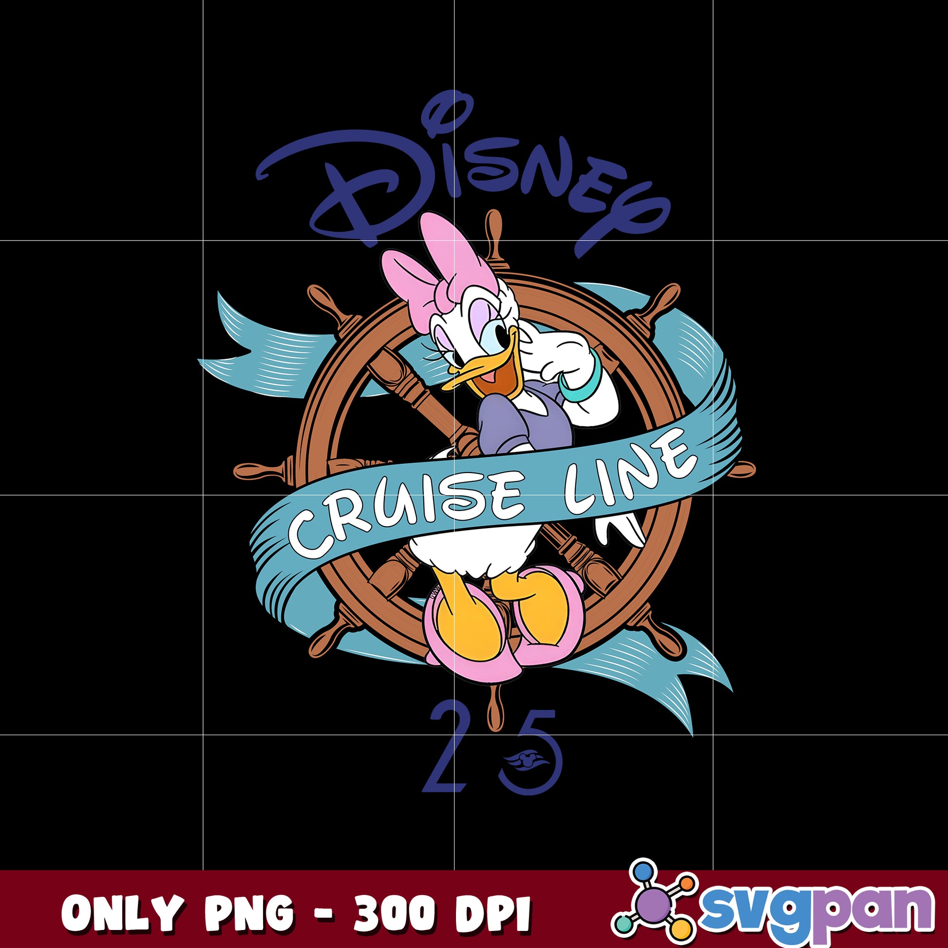 Duck Daisy Disney Cruise Line 25 png