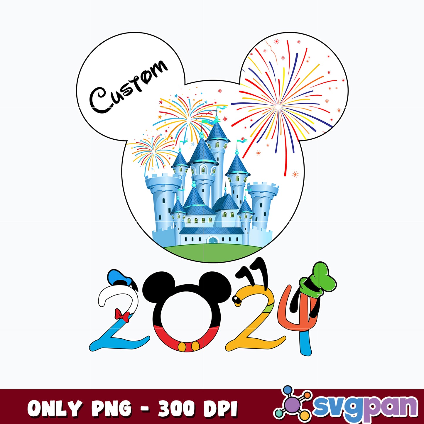 Bundle Custom Family Vacation 2024 Png