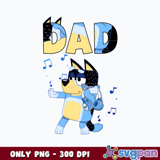 Bandit Dad png, Bluey Bandit Dad png 