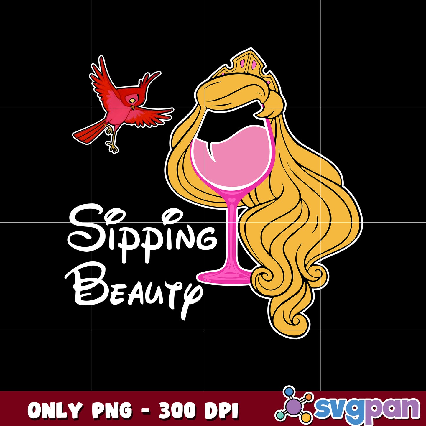 Princesse Sipping Beauty png 