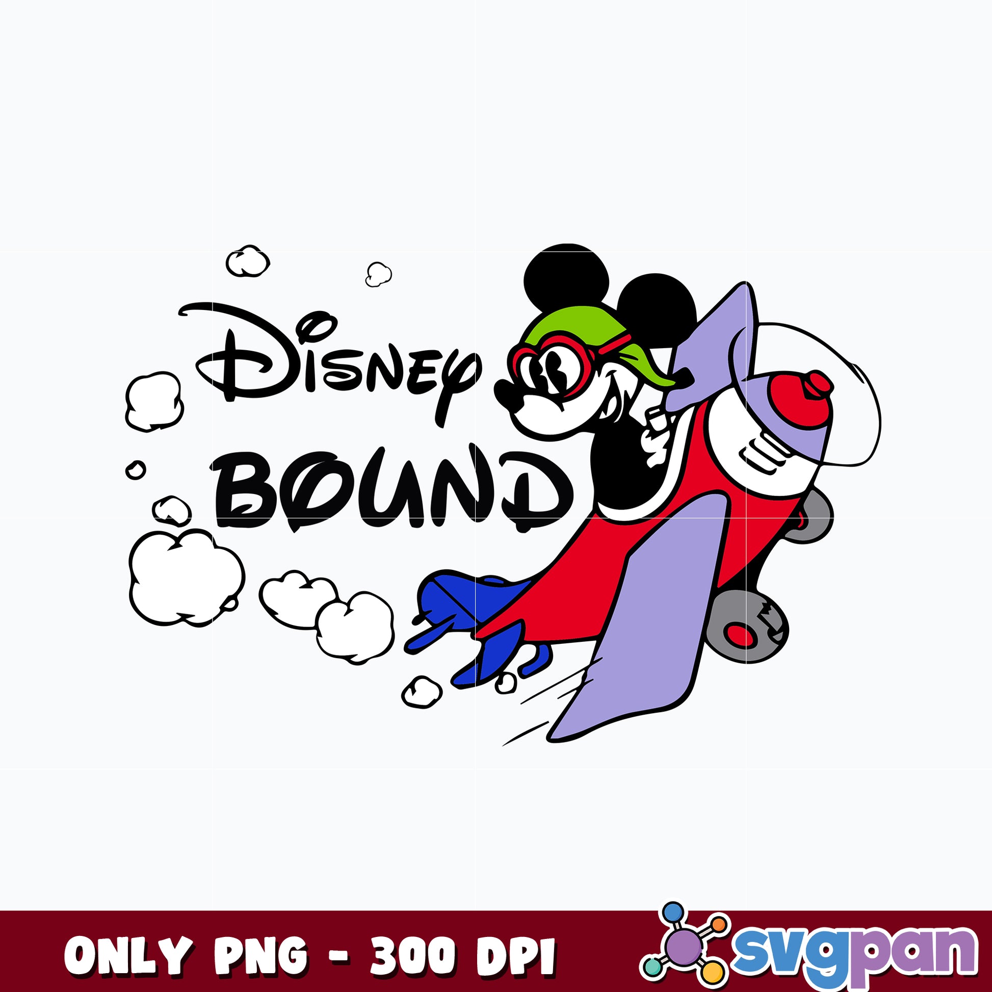 Mickey Mouse Aviation png  