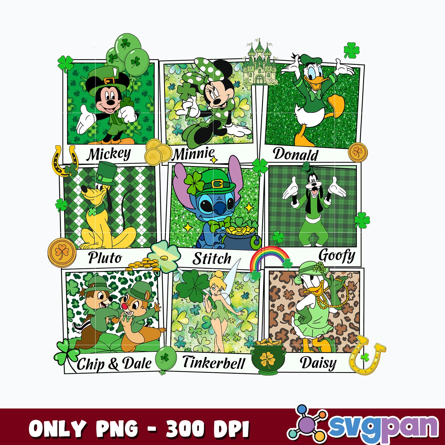 Disney Cartoon st patrick's day Png