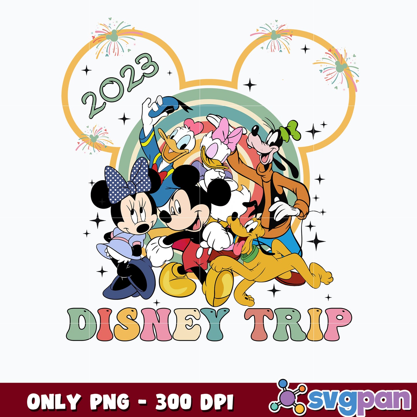 Disney Family Vacation 2023 png 