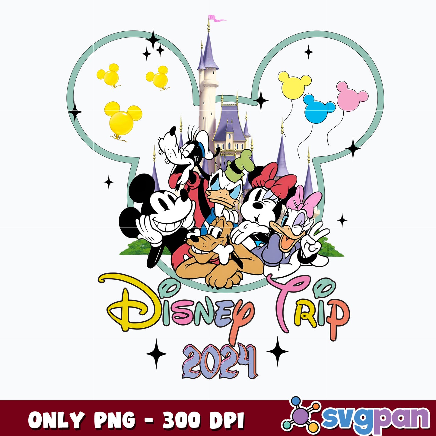 Disney Trip 2024 Mickey Mickey png