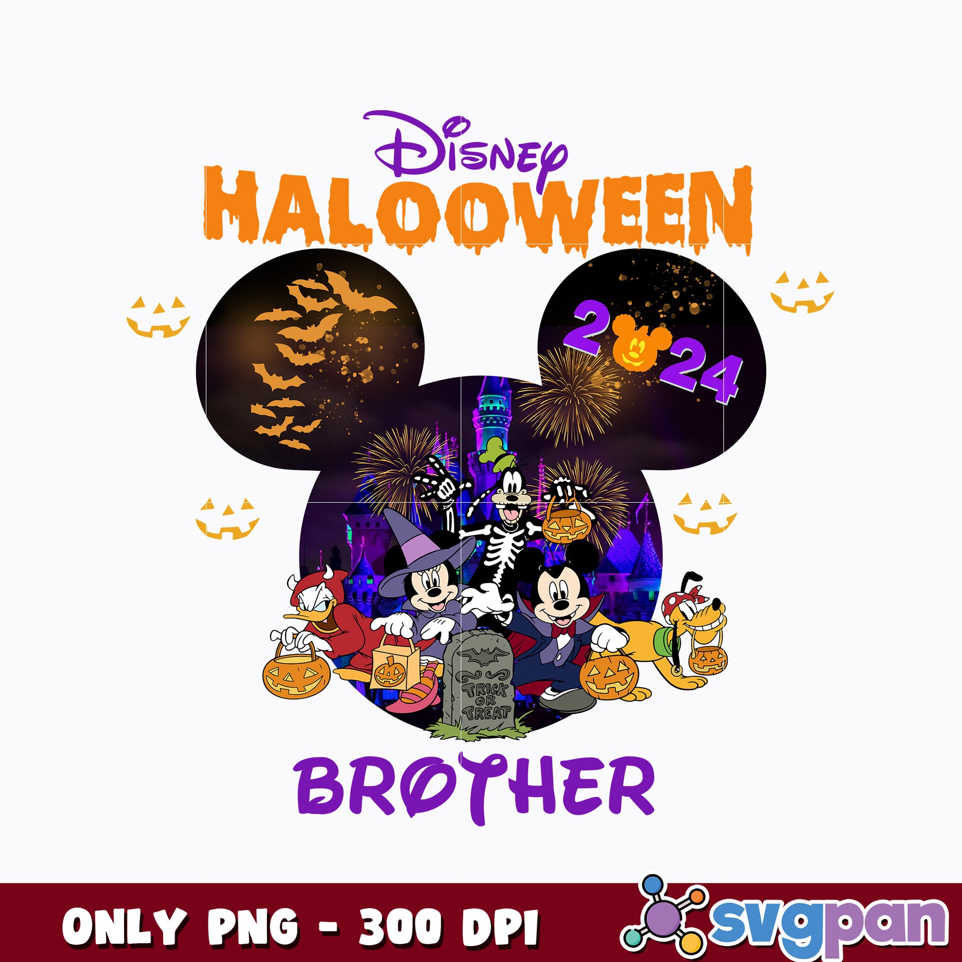 Disney Halloween Brother Png