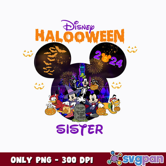 Disney Halloween sister Png