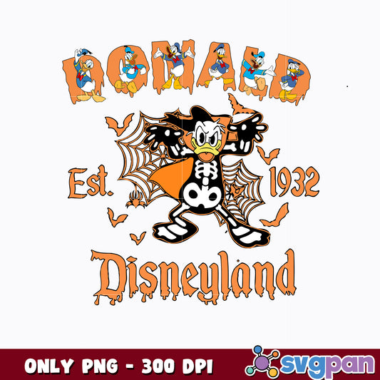 Donald Disneyland Est.1932 Halloween Png