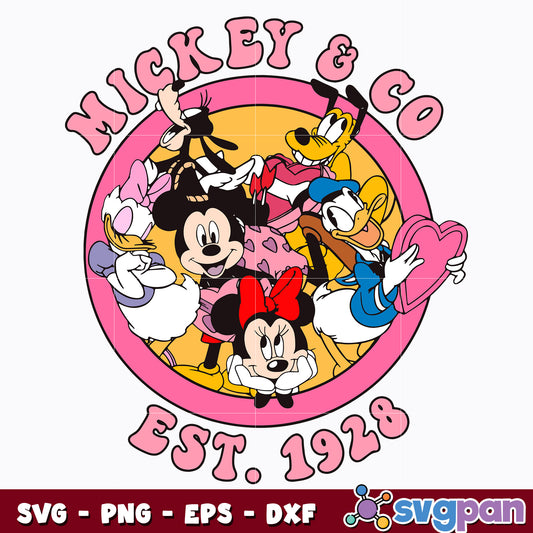 Disneyland Mickey And Co Est 1928  svg