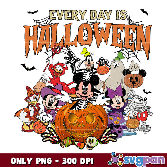 Every Day Is Halloween png, Halloween Mummy Mouse And Friends Png