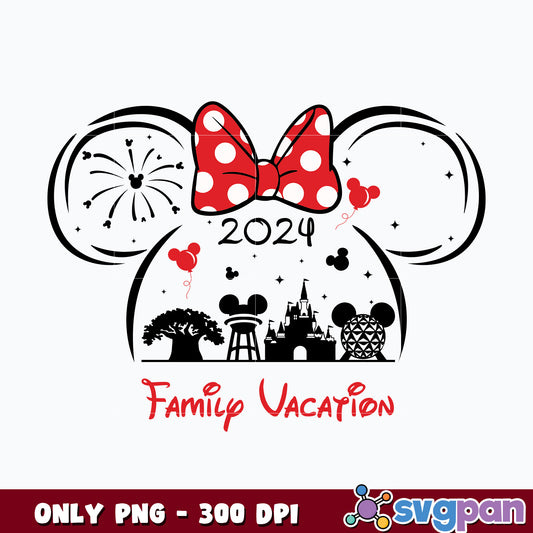 Minnie mouse disney 2024 png 