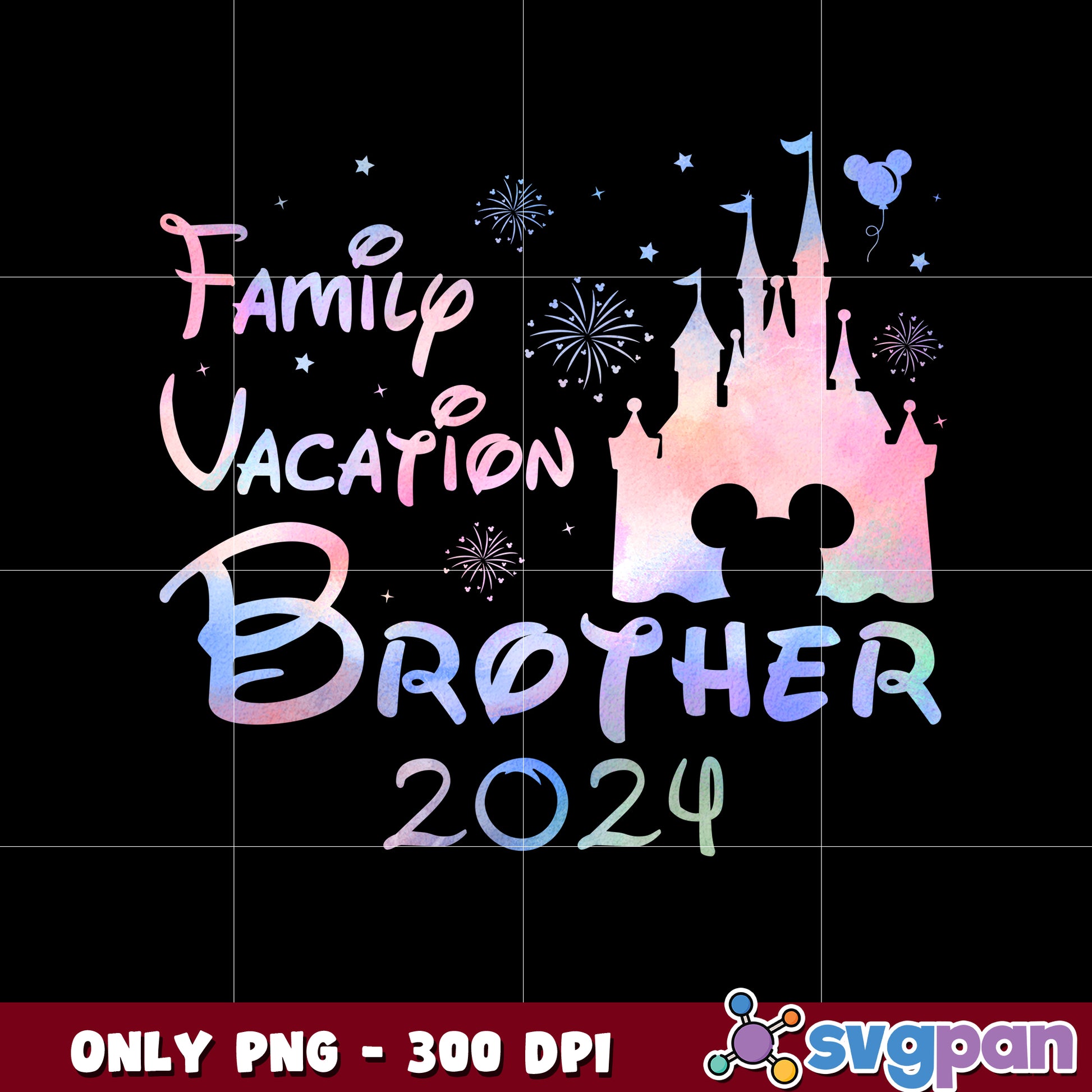 Family Vacation Brother 2024 png 