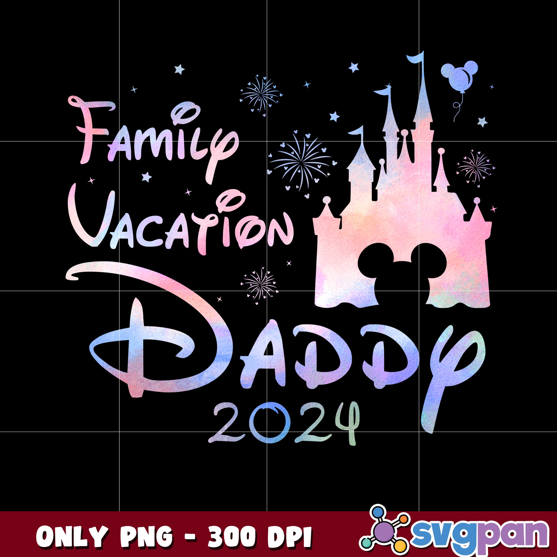 Family Vacation Daddy 2024 png 