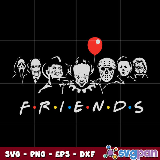 friend horor svg