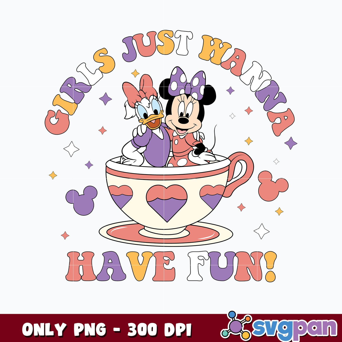 Minnie girl just wanna have fun Png 