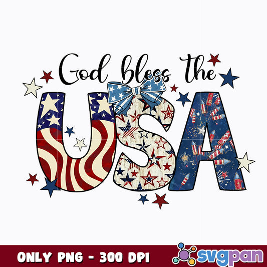 God Bless the USA png  