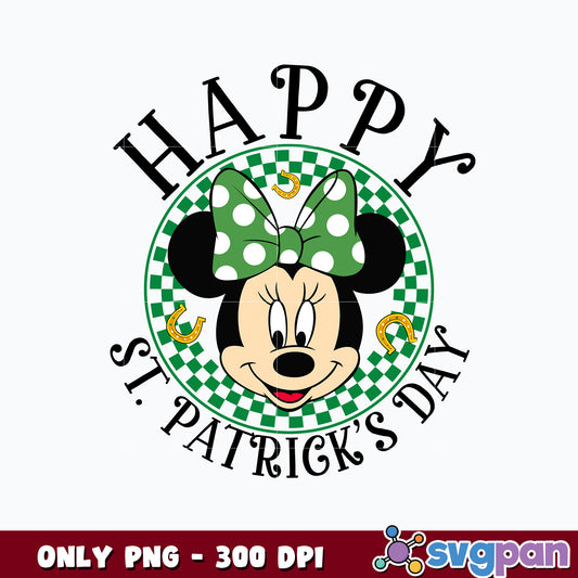 Minnie mouse happy st. patrick's day png