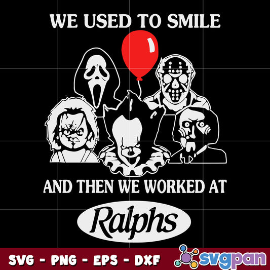 horror movies Ralphs svg