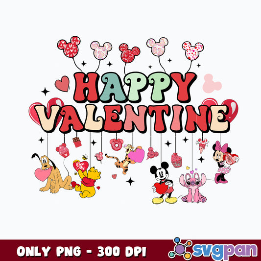 Mickey mouse happy valentine Png