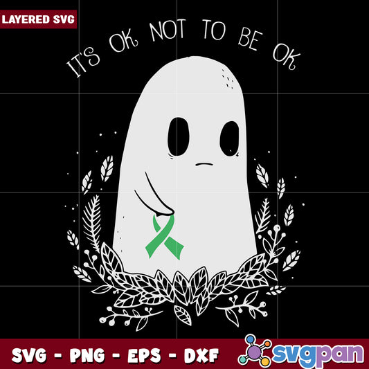 it is ok not to be ok svg, halloween holiday svg, halloween characters svg