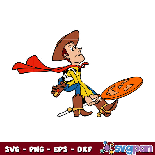 Woody Halloween svg, toy story svg