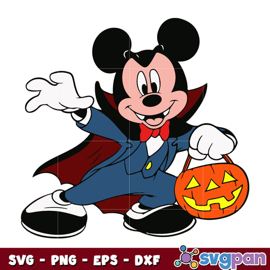 Mickey mouse pumpkins Halloween svg 