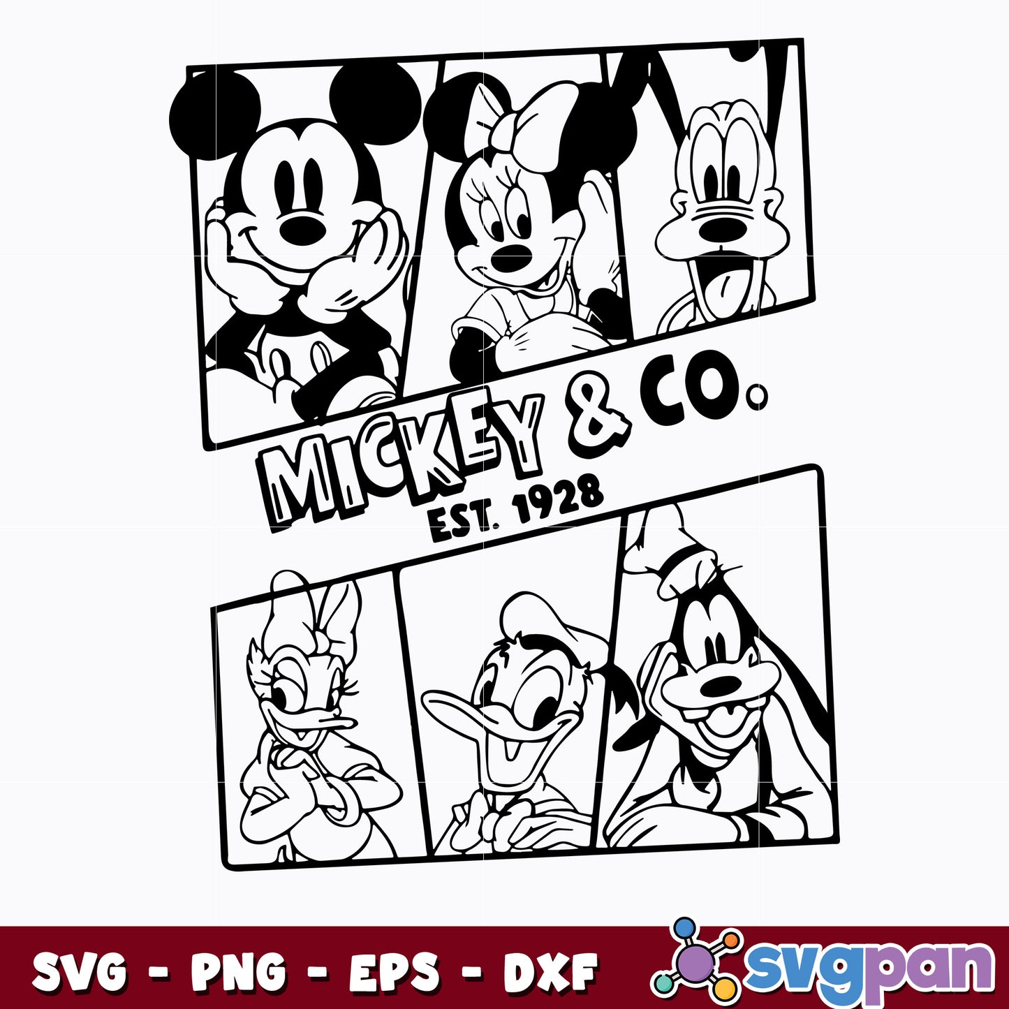 Mickey & Co Est. 1928 svg