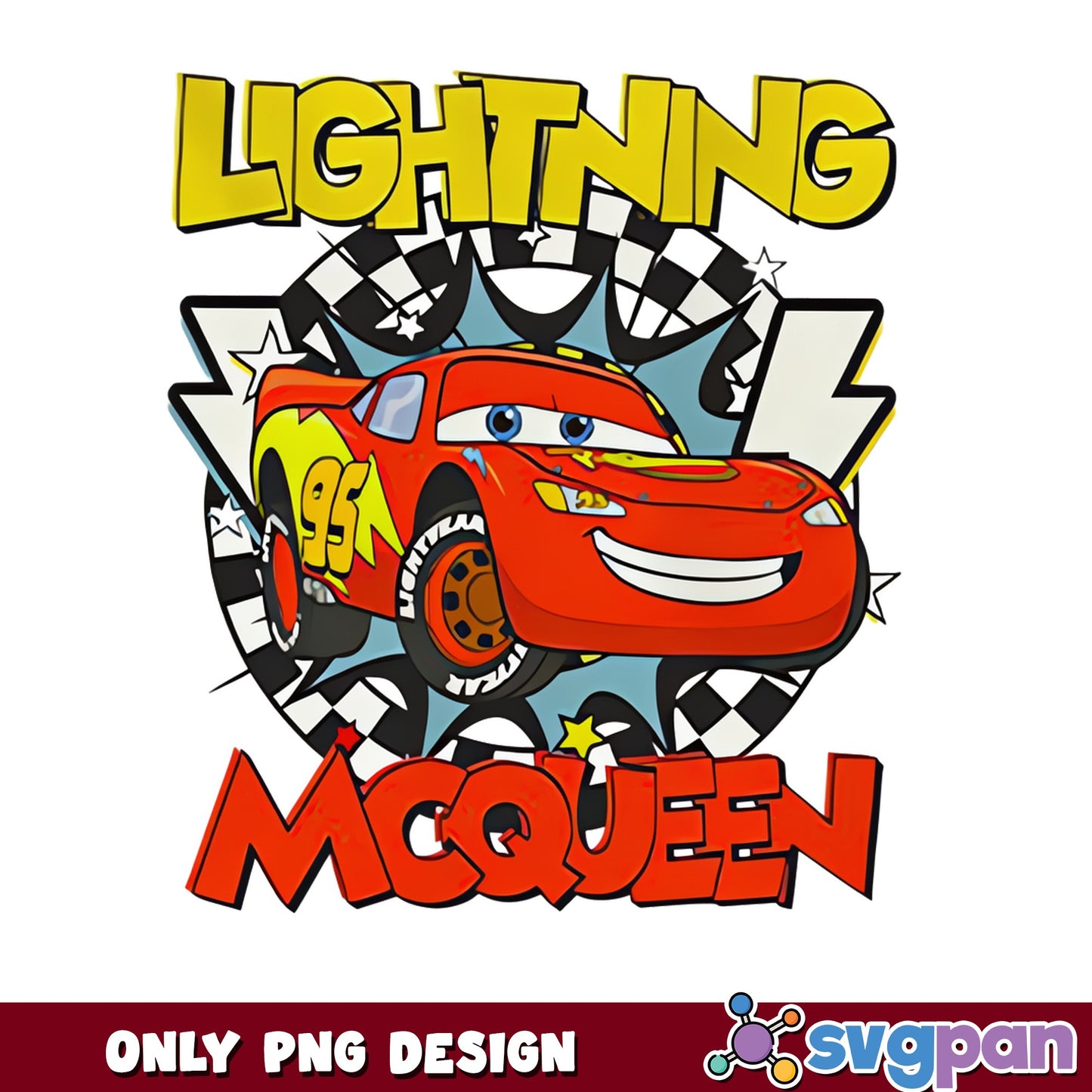 Lightning McQueen PNG, Disney Cars Racing PNG, Pixar Cars PNG