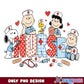 Peanuts Nurse Life Squad PNG, Snoopy Nurse Shirt PNG, Stethoscope PNG
