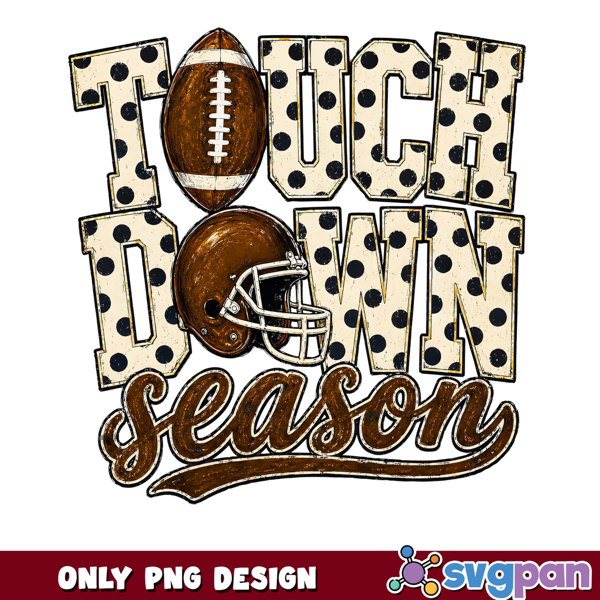 Touchdown Season PNG, Football Season PNG, Game Day PNG