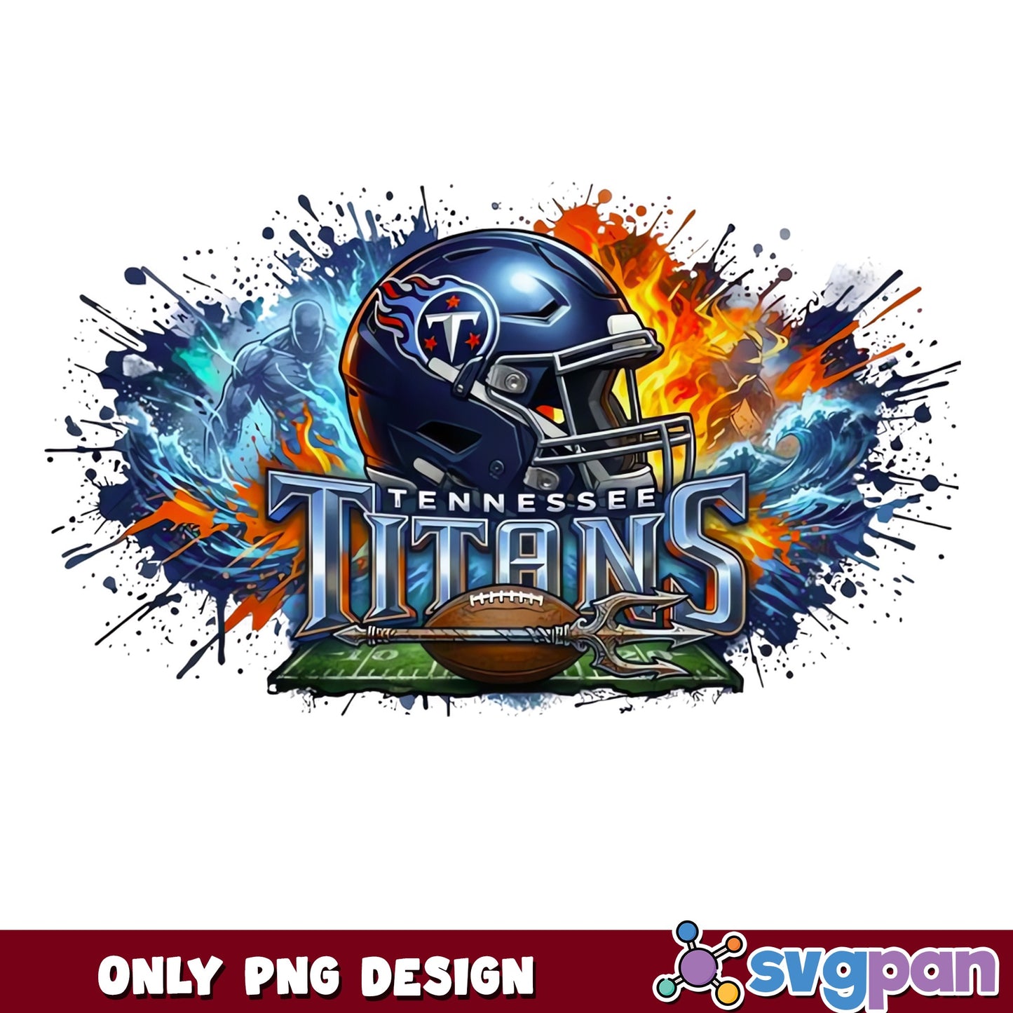 Tennessee Titans PNG, NFL Football Team Design, Titans PNG