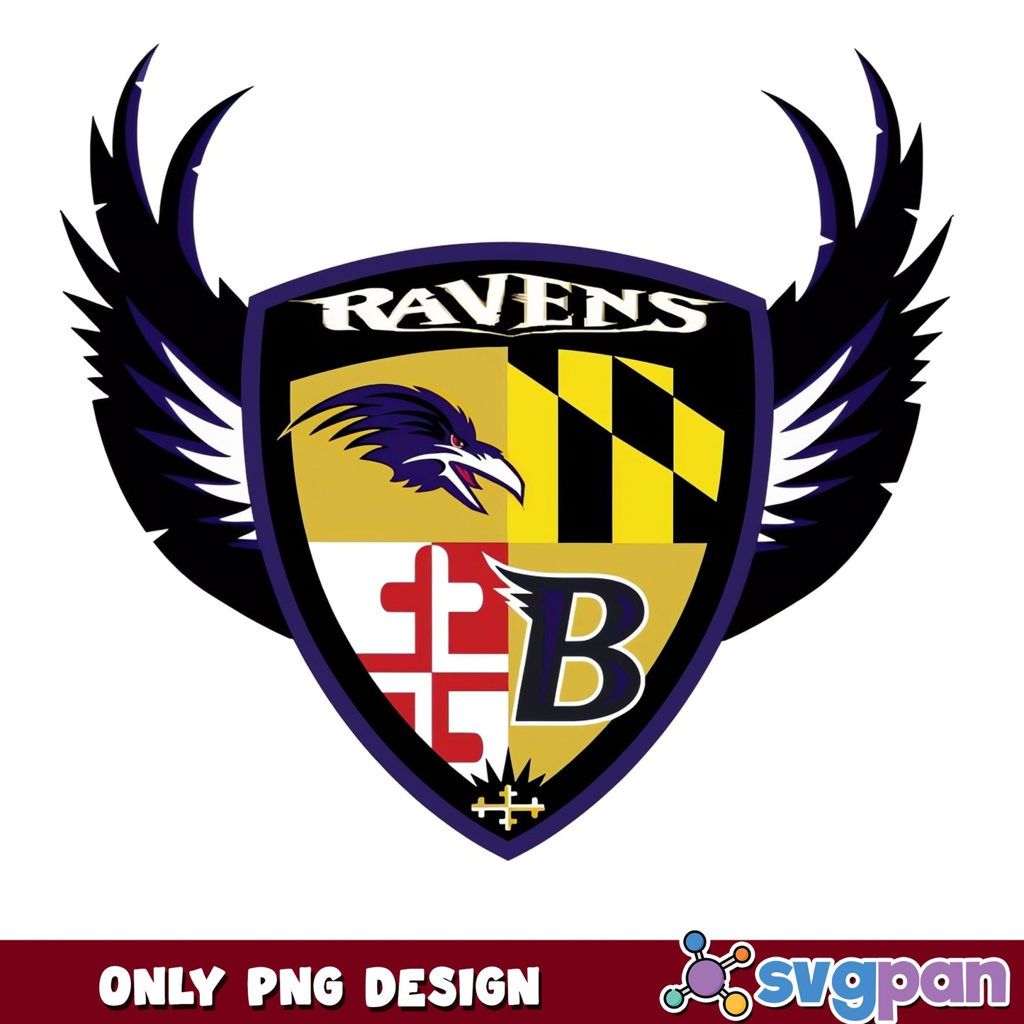 Baltimore Ravens PNG, NFL Football Team Logo PNG, Ravens PNG