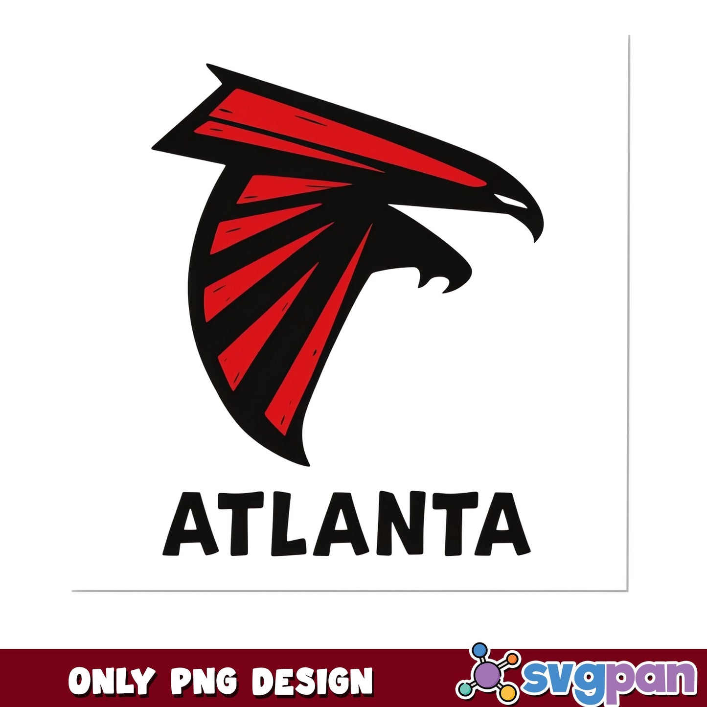 Atlanta Falcons PNG, NFL Football Team Logo, Falcons PNG