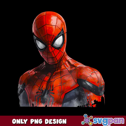Spiderman Watercolor PNG, Marvel Superhero PNG, Spider Man PNG