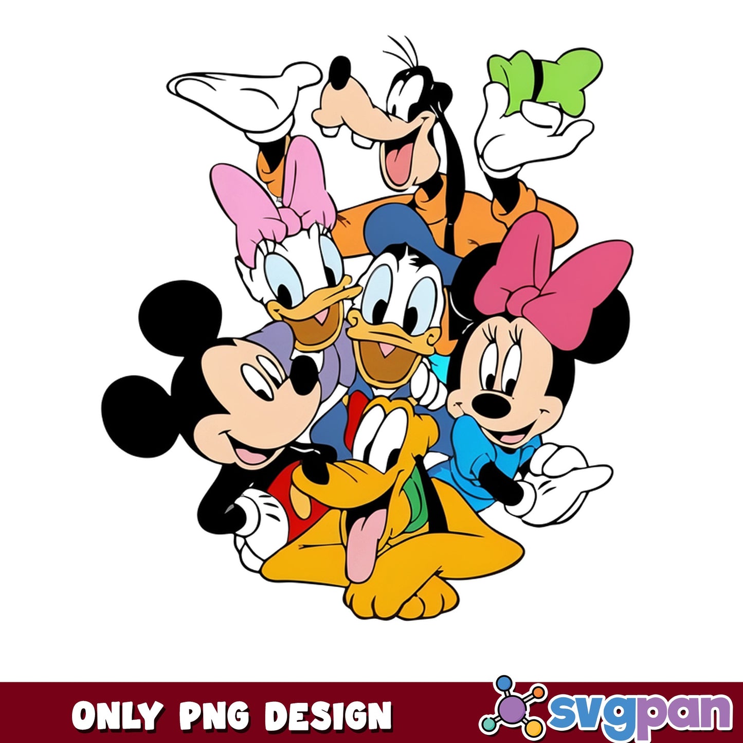 Mickey And Friends PNG, Disney Characters PNG, Mickey Mouse PNG