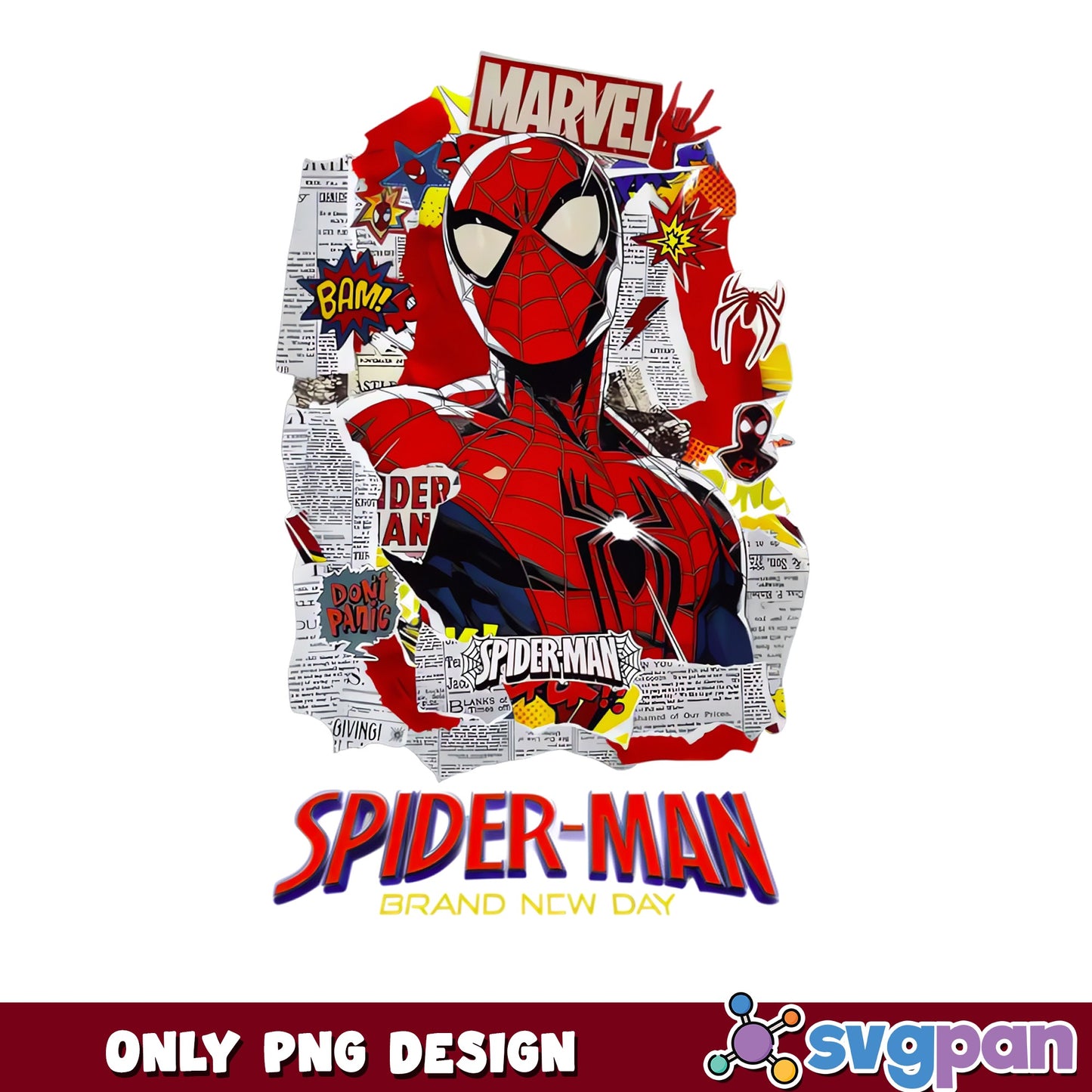 Spider-Man Brand New Day PNG, Marvel Spiderman PNG, Comic PNG