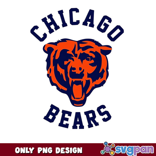 Chicago Bears PNG, NFL Football Team Logo, Bears Fan PNG